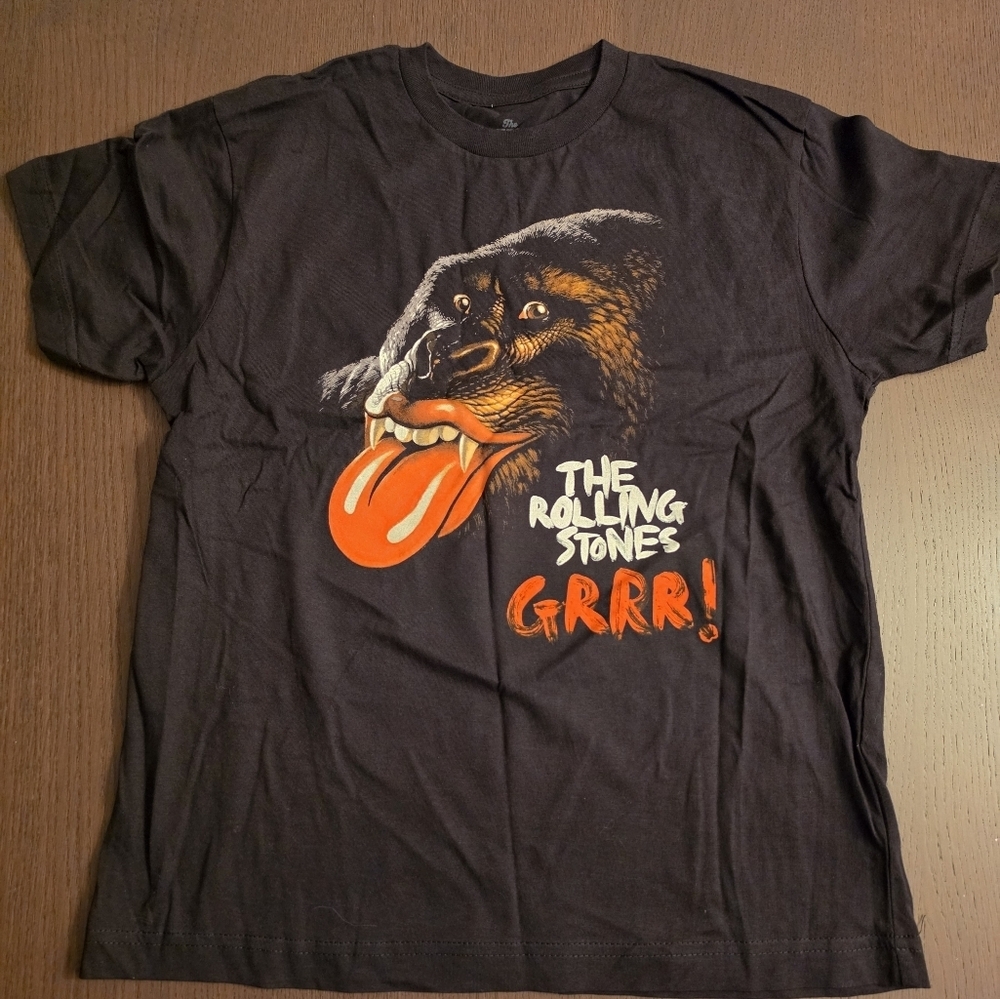 The Rolling Stones 2013 Tour Grrr! Black Shirt - 50 Years Live - Size Is Youth M